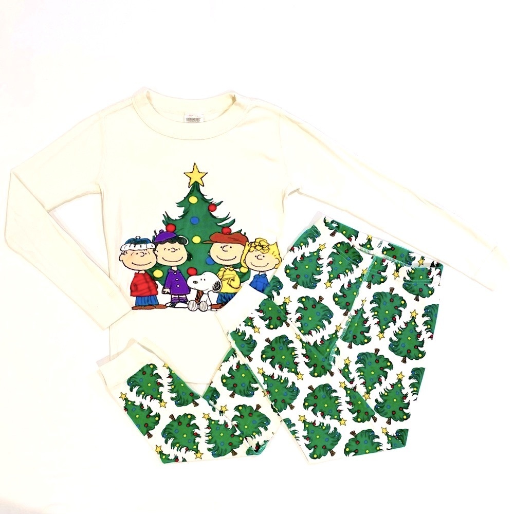 Hanna Andersson Pajamas Boys 6-7 120 cm A Charlie Brown Christmas Long Johns